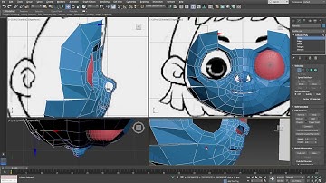 [3ds Max] Character Modeling and Texturing : Part A- Modeling 003 (Head)