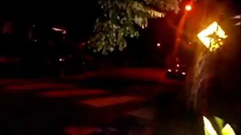 Testing our High Power Led search light Sails-and-Wheels