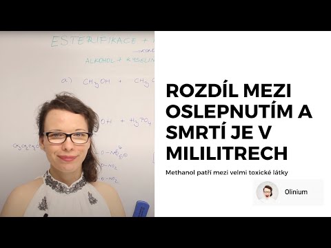 Video: Rozdíl Mezi Ethanolem A Methanolem