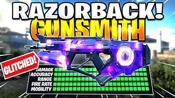 Razorback Gunsmith HIGH DAMAGE + NO RECOIL | Razorback BEST Attachments | Razorback RAPID FIRE Class