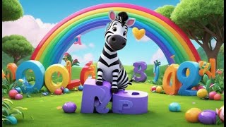 The Zebra Who Learned Letters  Kids Nursery Rhyme