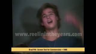 Brad Pitt- Screen Test for Commercials 1988 [Reelin' In The Years Archive]