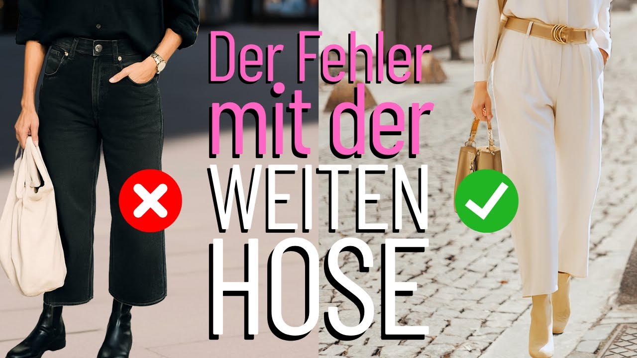 Weite Hosen nach 50 richtig tragen e viel eleganter wirken