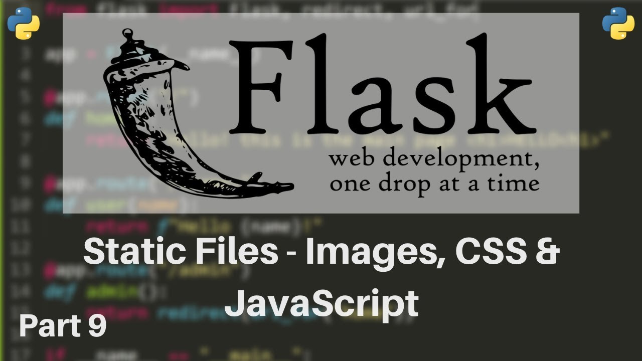 Flask Tutorial #9 - Static Files (Custom Css, Images  Javascript)