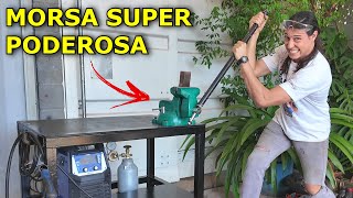 Ganhamos Uma Morsa Giratória E Uma Bancada Super Poderosa Caseira