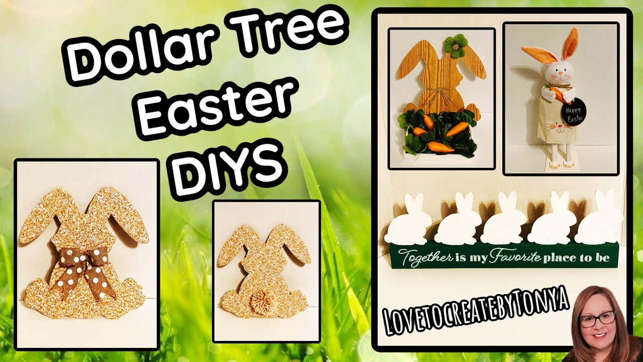 Dollar Tree Easter DIYS  Farmhouse Easter Decor