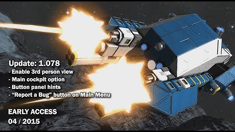 Space Engineers - Update 01.078: Main Cockpit, Button Panel hints