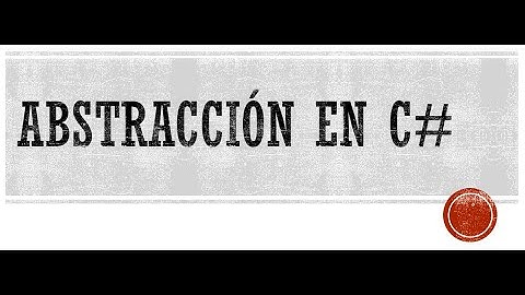 Abstraccion C#