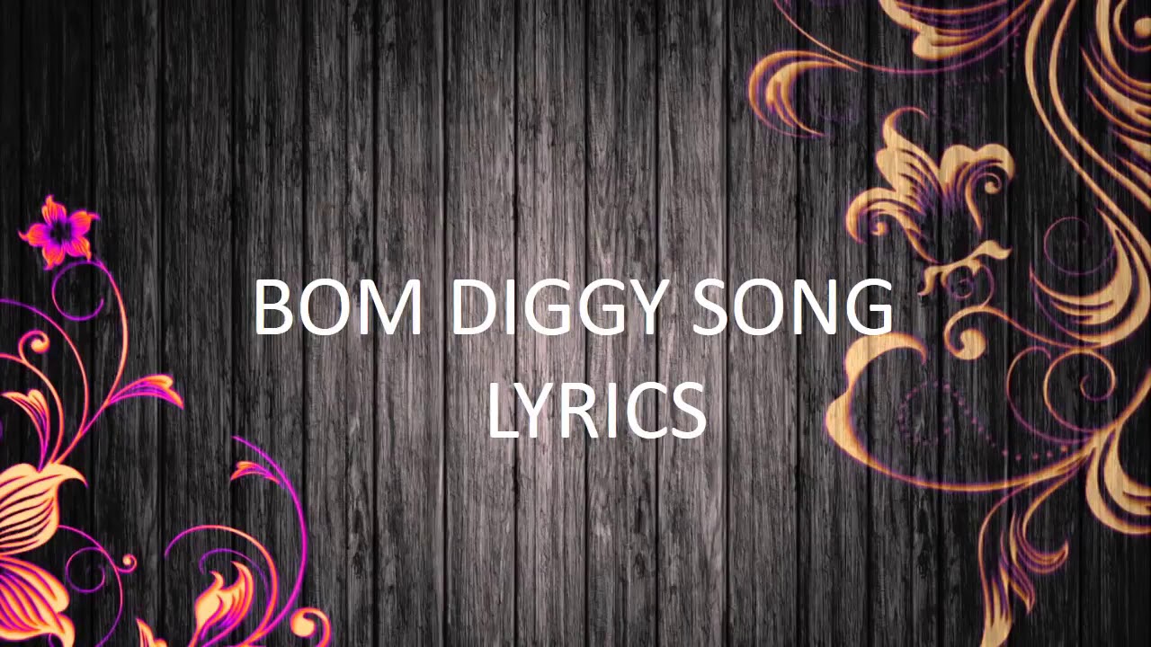 Bom Diggy Diggy Lyrics Zack knight x Jasmin walia YouTube