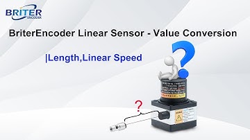 BriterEncoder Tutorial: Length & Speed Conversion for RS485 Linear Sensor