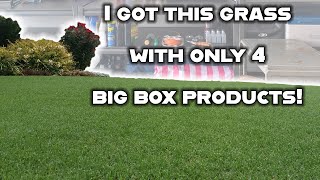 You only 'NEED' 4 products to easily have a beautiful, green lawn. Basic lawn care tips on a budget!