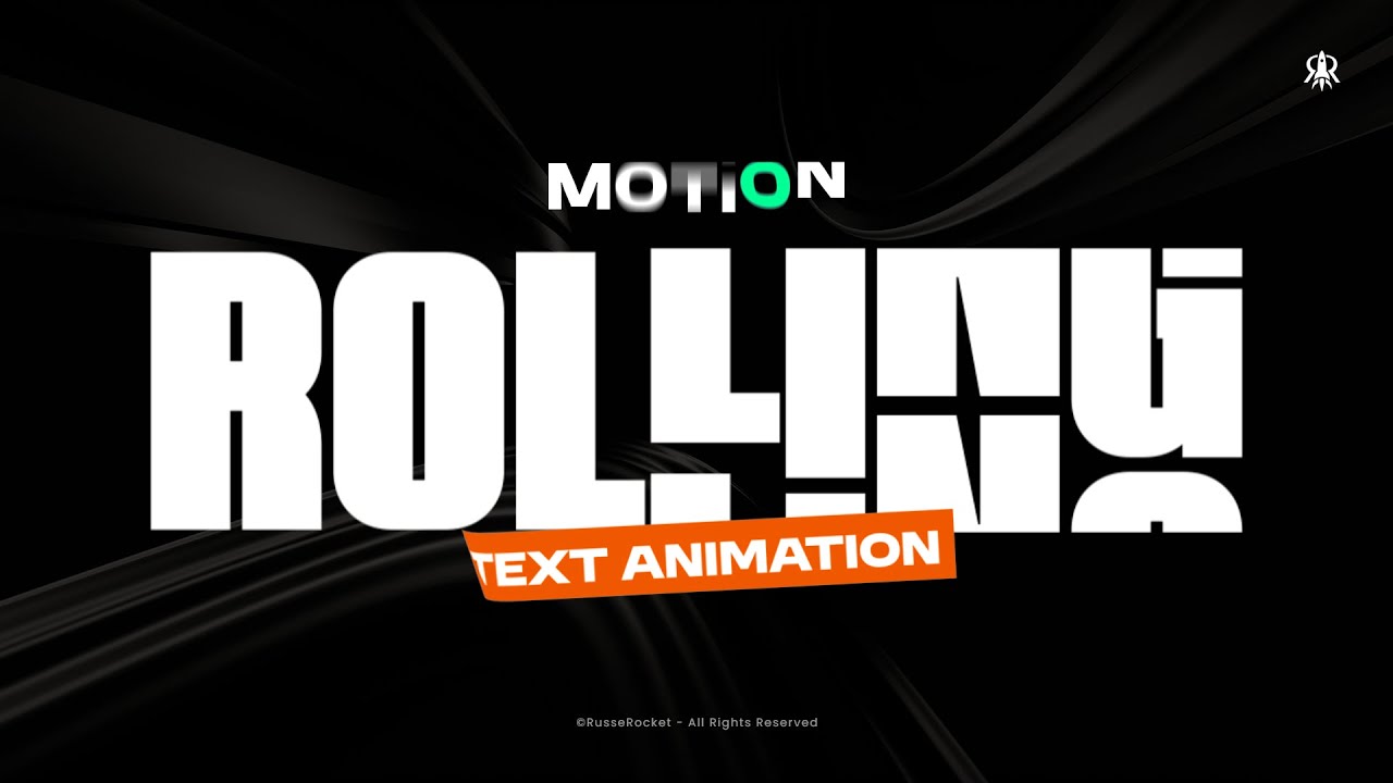 Rolling Text Animation Rolling Text Animation - YouTube