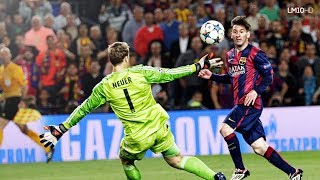 Lionel Messi Humiliating Goalkeepers With Chips & Lob Goals Hd