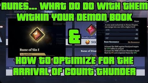 Devil May Cry: Peak of combat: RUNES!!! How to manage them and also how to prepare for count thunder