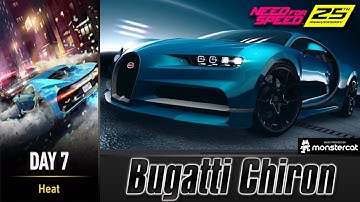Need For Speed No Limits: Bugatti Chiron | Need For Speed 25th Anniversary (Day 7 - Heat)