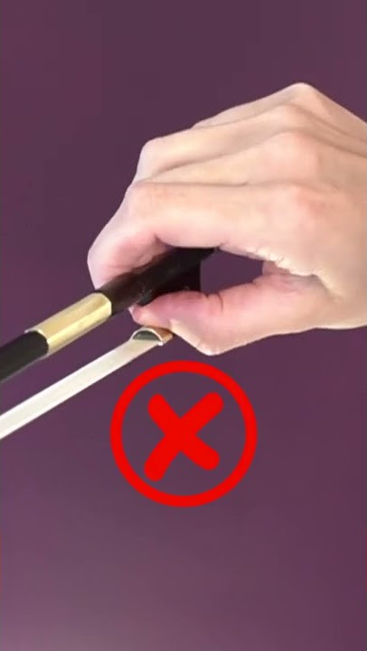 How to Hold a Violin Bow #shorts