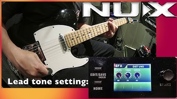 How to get a heavy high gain tone using the NUX MG 20?