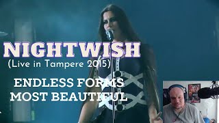 FIRST TIME REACTION TO 🎼 Nightwish Live in Tampere 2015 🎶 Endless Forms Most Beautiful 🎶