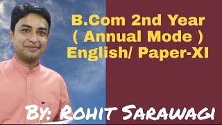 B COM PROG  2ND YEAR ENGLISH ASSIGNMENT SOLUTION