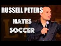 RUSSELL PETERS / HATES SOCCER / RED, WHITE AND BROWN
