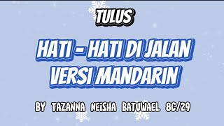 Download lagu HATI-HATI DI JALAN - TULUS (MANDARIN VERSION)