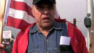 Border Patrol supporters, Sequim, Washington, March 7, 2009