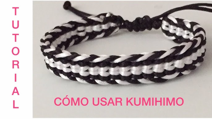 Tangible Daydreams: Kumihimo tutorial: flat braid with hearts