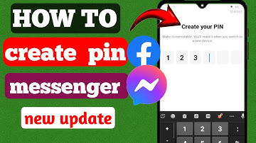 How to create pin facebook on messenger ( new update 2024)