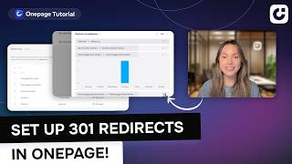 How to Set Up 301 Redirects in Onepage