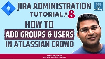 JIRA Administration Tutorial #8 - How to Add Groups and Users in Crowd