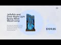 Transform your home with the mesmerizing beauty of Printerval's Epoxy Resin Wood Lamps