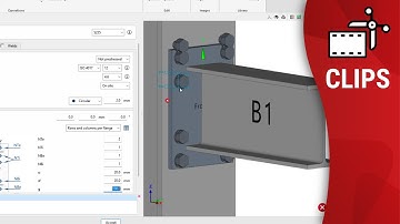 Simplified bolt insertion in StruBIM Steel and CYPE Connect