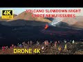 Volcano Slowdown Might Cause New Fissures to Open! 🌋 Drone 15.08.22 4K