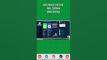 APLIKASI SKL DIBUAT DENGAN VBA EXCEL #microsoftexcel  #excel #exceltips #microsoftoffice #vbaexcel