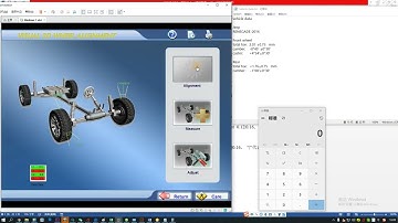 Demo   How to Input Car Data By Manual - Wheel Alignment Machine