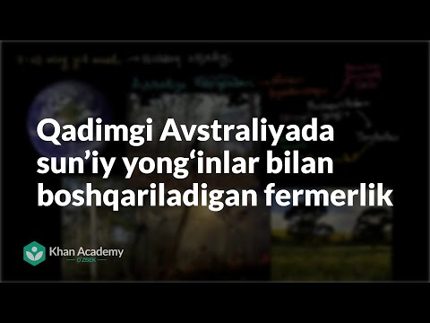 Qadimgi Avstraliyada sunʼiy yongʻinlar bilan boshqariladigan fermerlik | Astronomiya