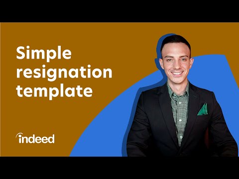 How to Write A Resignation Letter: Example and Guide | Indeed Career Tips
