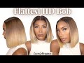 How to Get Your Wig Flat! | You Need This HD Lace Ombre Blonde Bob| LovelyBryana x Hairvivi