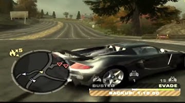PORSCHE CARRERA GT | POLICE CHASE | NEED FOR SPEED MOST WANTED