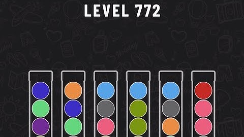 Ball Sort Puzzle Level 772 #ballsortpuzzle #ballsortpuzzlegameplay #puzzlegame #mobilegames