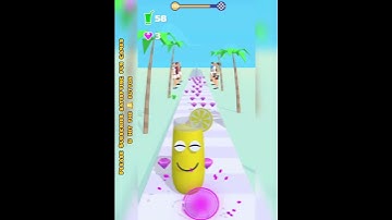 Juice 🍹 Run Game | Level-153 | Satisfying Gameplay #games #shorts #gaming #juicerun #gameplay