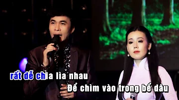 KARAOKE | Em Về Kẻo Trời Mưa (Song Ca) - Lưu Ánh Loan & Trường Sơn