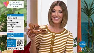 Sofft Valeri Leather Slingback Wedge Sandal screenshot 5