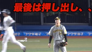 【ロッテの10連勝の勢い止めれず、、最後は漆原が推しだしでサヨナラ負け、、】阪神対ロッテ