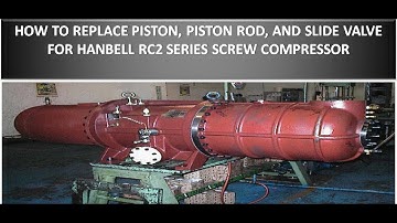 How to replace Slide valve in Hanbell RC2 series screw compressor loading and unloading system