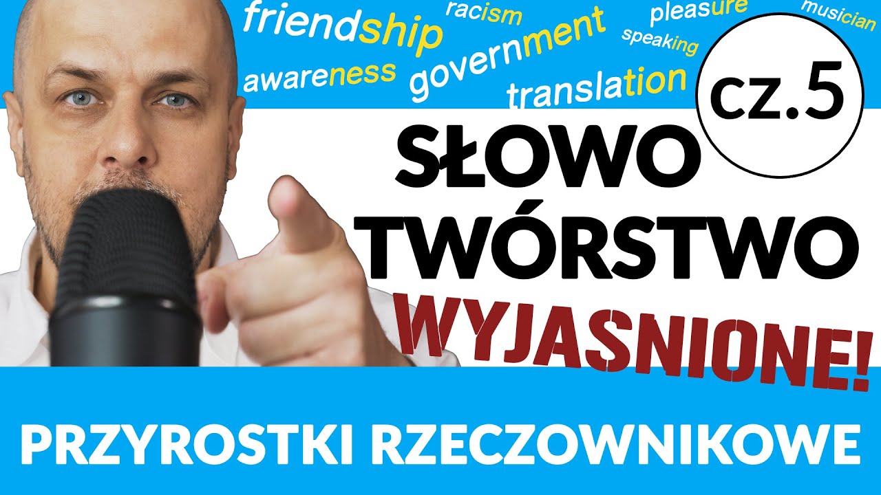 Angielski - słowotwórstwo (cz.5) Przyrostki rzeczownikowe - YouTube