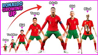 Famous Guess Ronaldo's Growing Up Evolution 👶➡️🧓➡️💀 Guess Football Player by his Body & SONG❓Ronaldo, Messi Profile