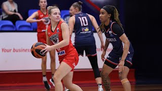 NBL1 action: Norths' Caitlyn Martin vs Manly/Newcastle