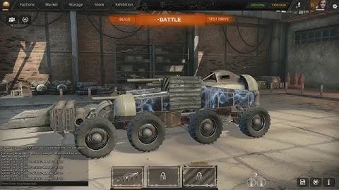 Crossout - Testing - Building- 2X 76mm Cannons