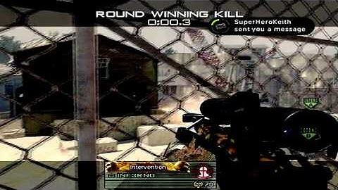 Sick Noscope Across Map Wall bang Game winning kill